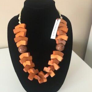 BRAND NEW - Tags On - Wooden Necklace